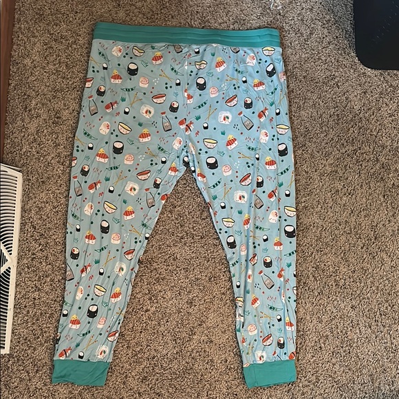 Little Sleepies Sushi Pajama Pants, NWOT - Picture 3 of 3